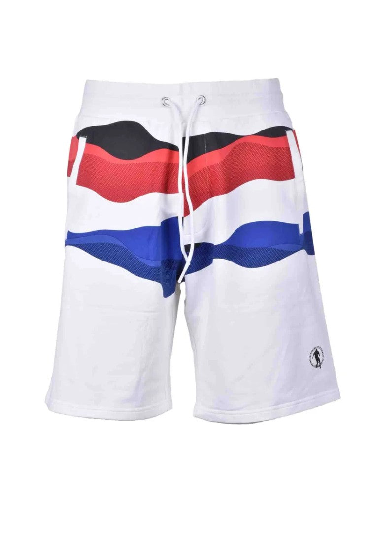 Bikkembergs White Sweatshirt Shorts