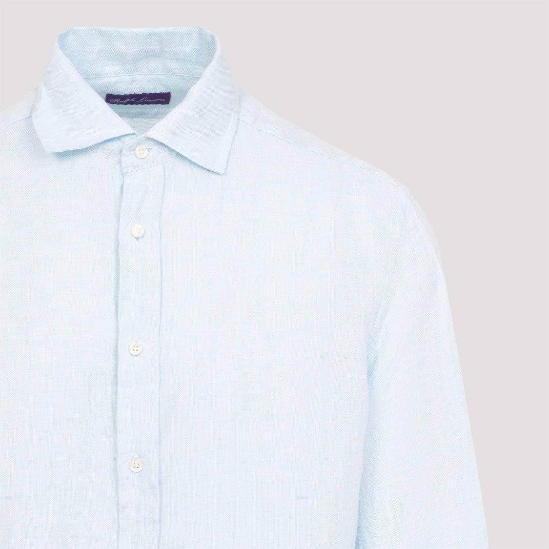 Ralph Lauren X Purple Label Sport Sl Light Blue Linen Shirt