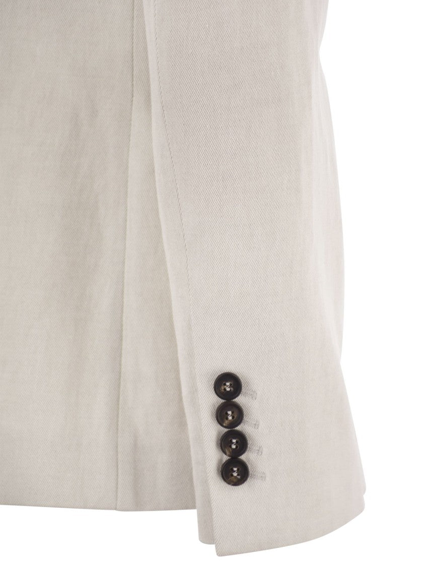 Brunello Cucinelli Cotton And Linen Jacket