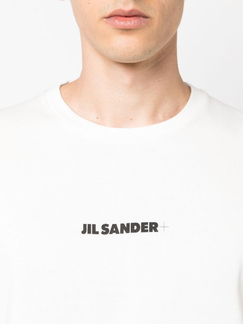 Jil Sander Optical White Cotton T-Shirt