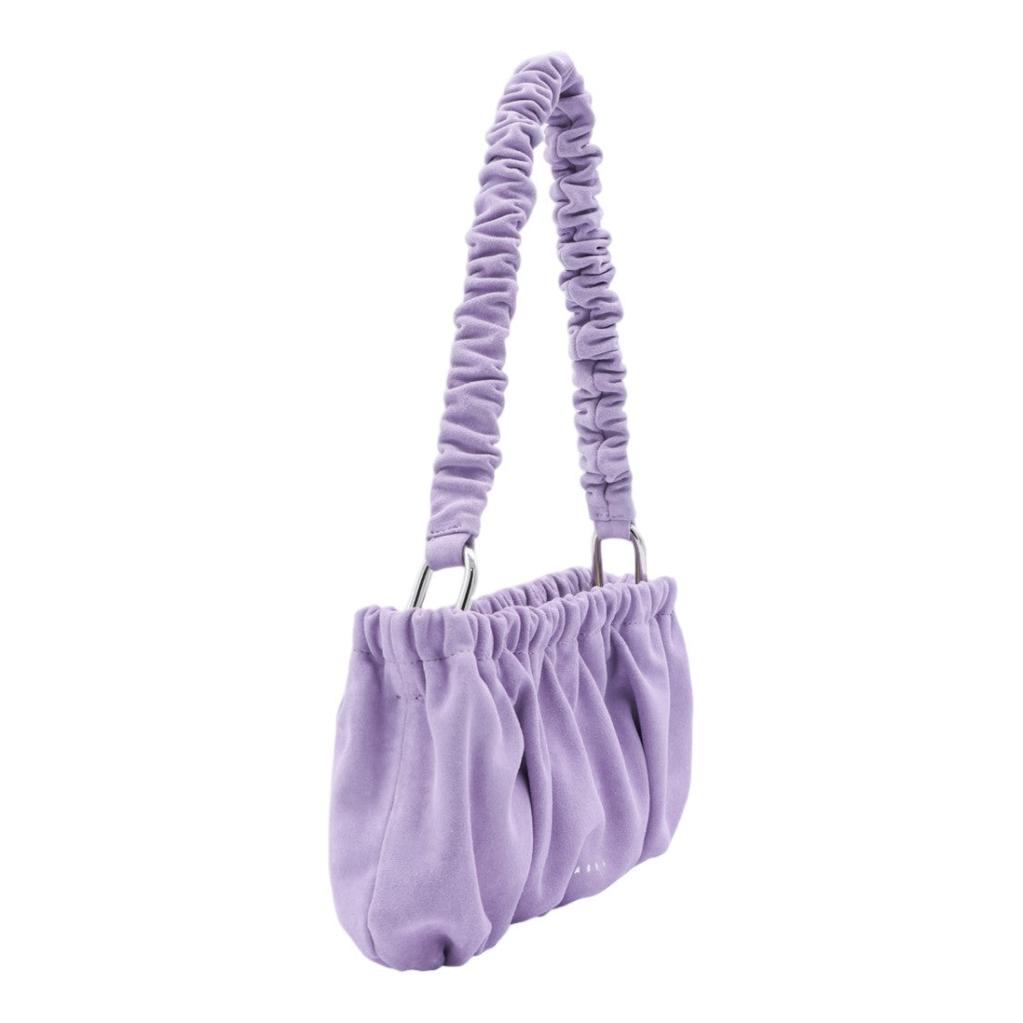 Marni Ruched Purple Shoulder Bag
