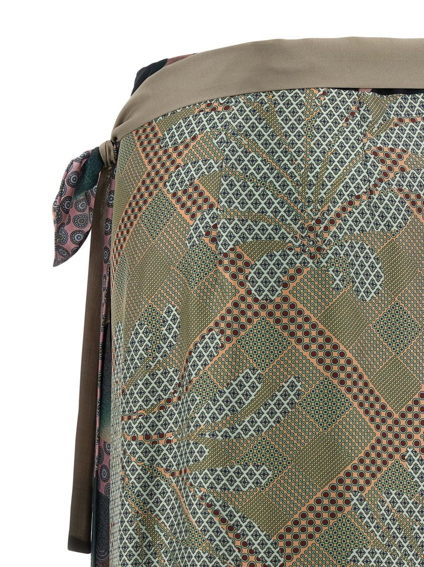 Dries Van Noten Scarfy' Skirt