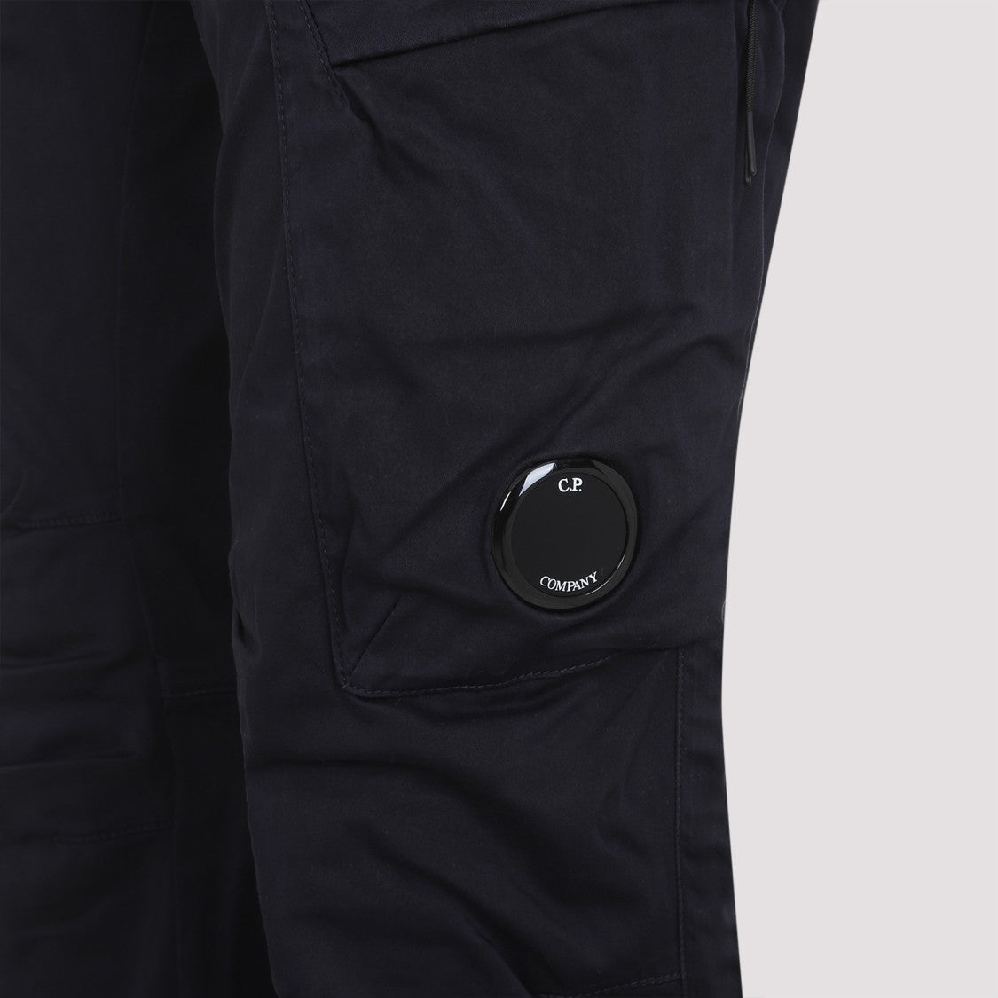 C.P. Company Straight Leg Trousers With Cargo Pockets And Tailored Fit