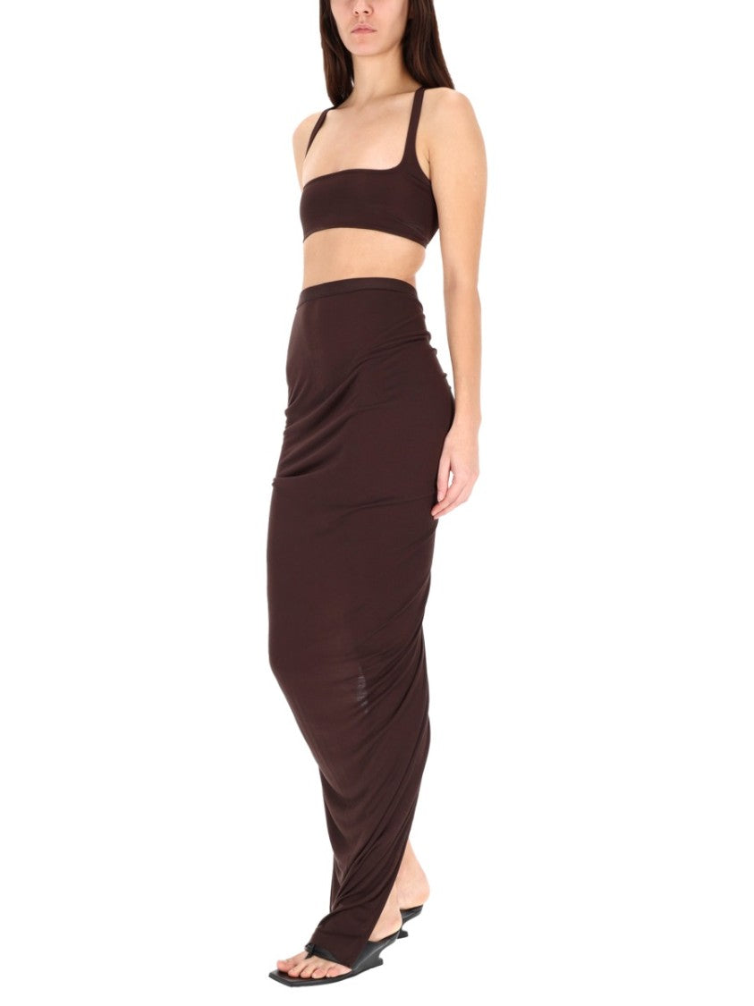 Rick Owens X Lilies Fitted Crop Top