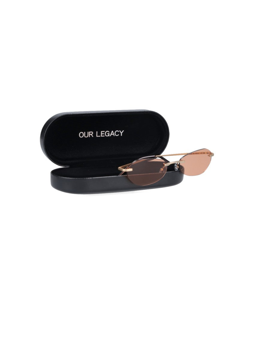Our Legacy "Adorable" Sunglasses – Silver/Rose