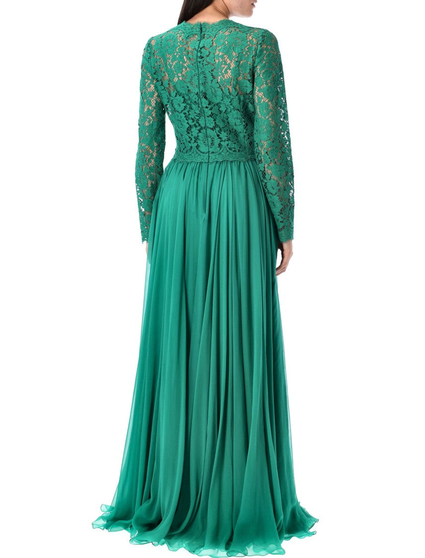 Dolce & Gabbana Long Gown Emerald