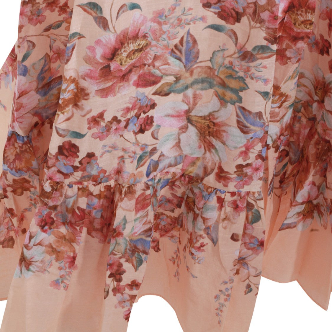 Zimmermann Long Dress With Deep V-Neckline