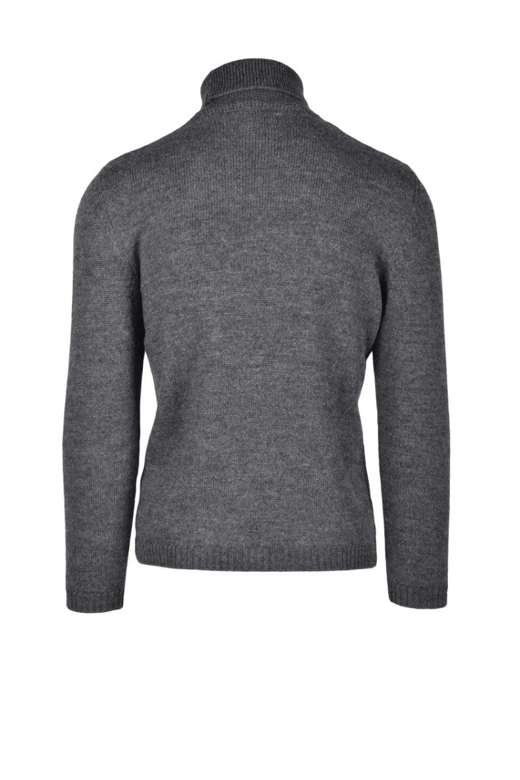 Casa-Isaac Sweater Alpaca Merino Wool - Grey