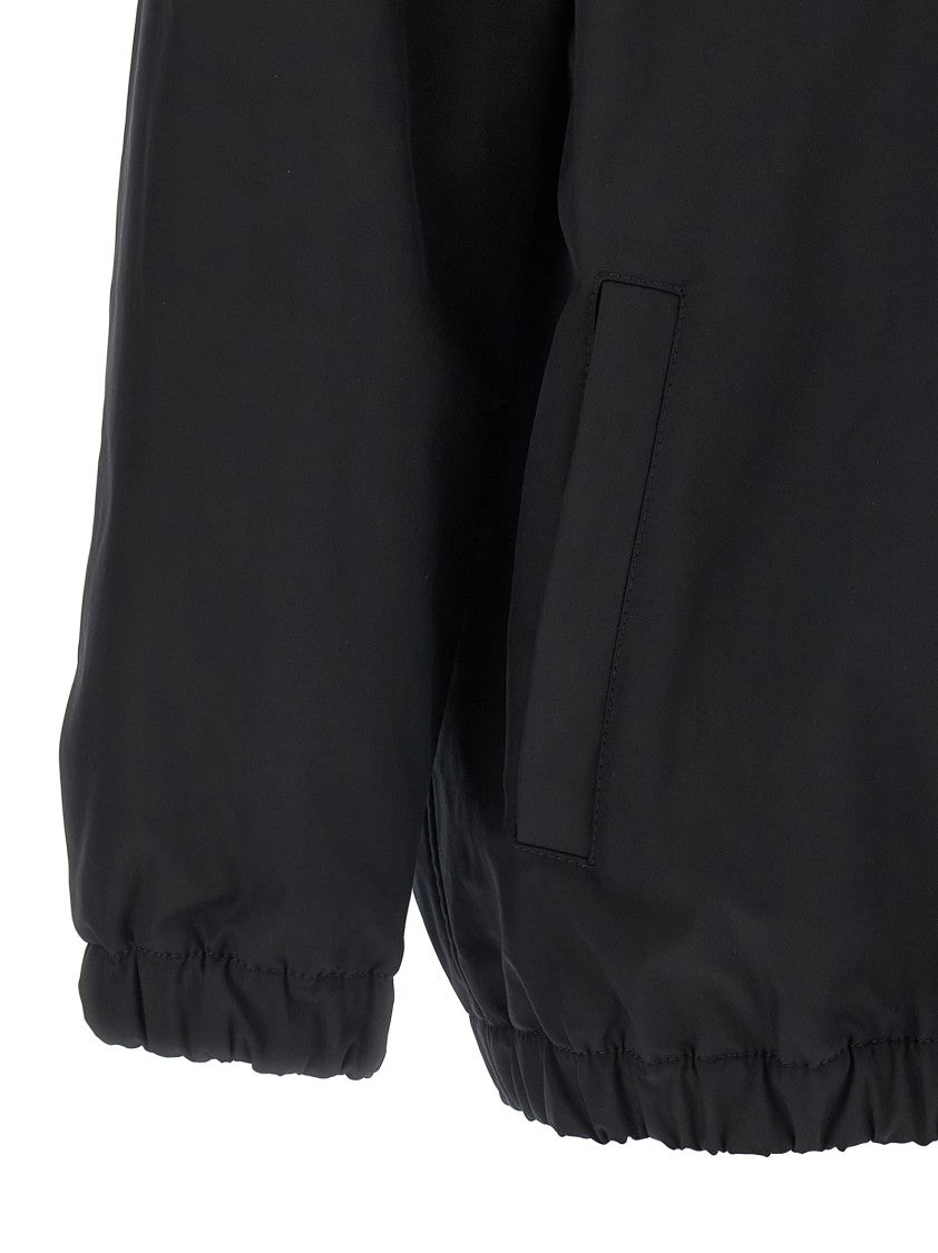 Valentino Garavani Nylon Hooded Jacket With Drawstring