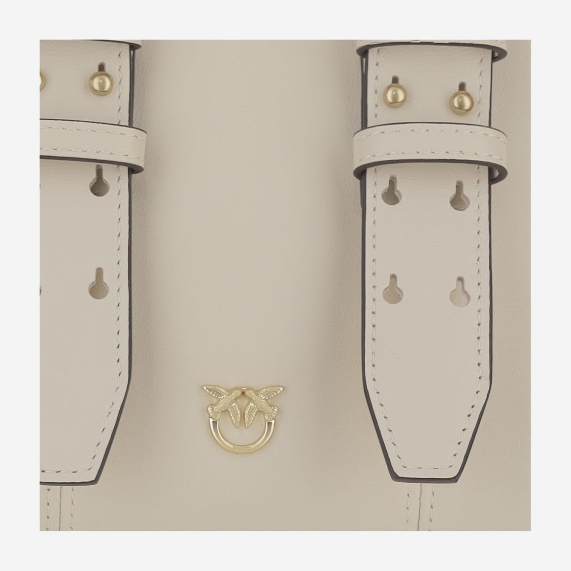 Pinko Mini Escape Leather Handbag