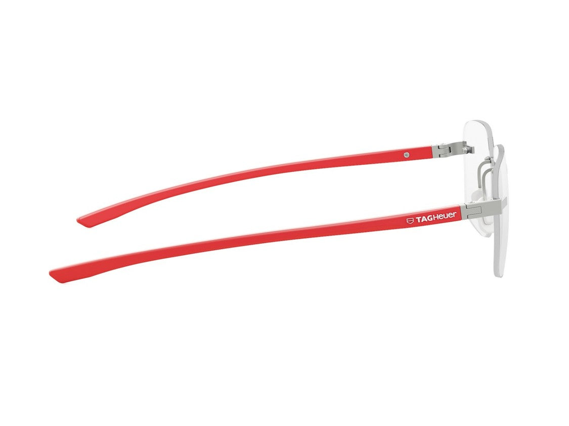 Tag Heuer Red Th50031u Rimless Rectangular Eyeglasses