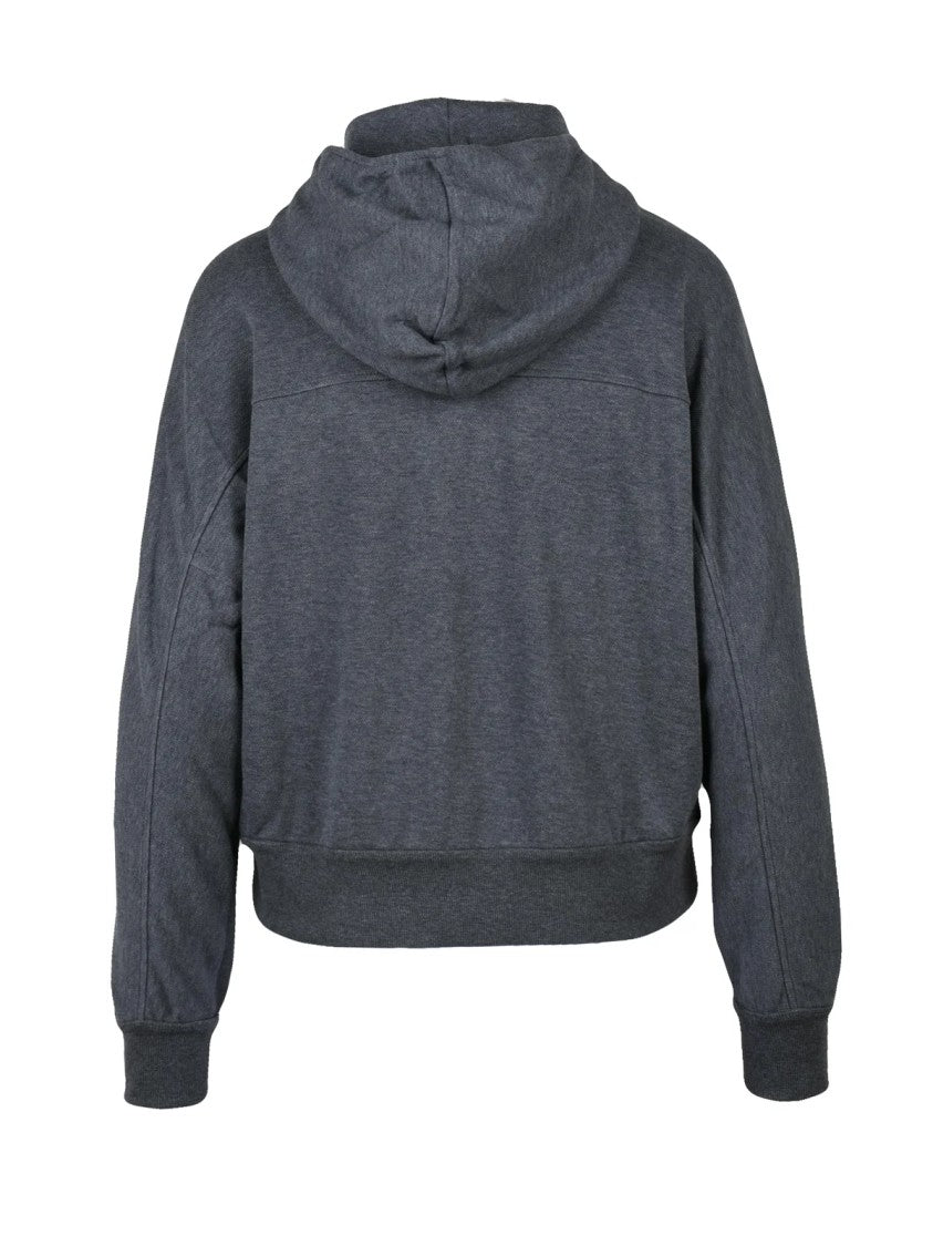 Brunello Cucinelli Zip Hoodie - Grey