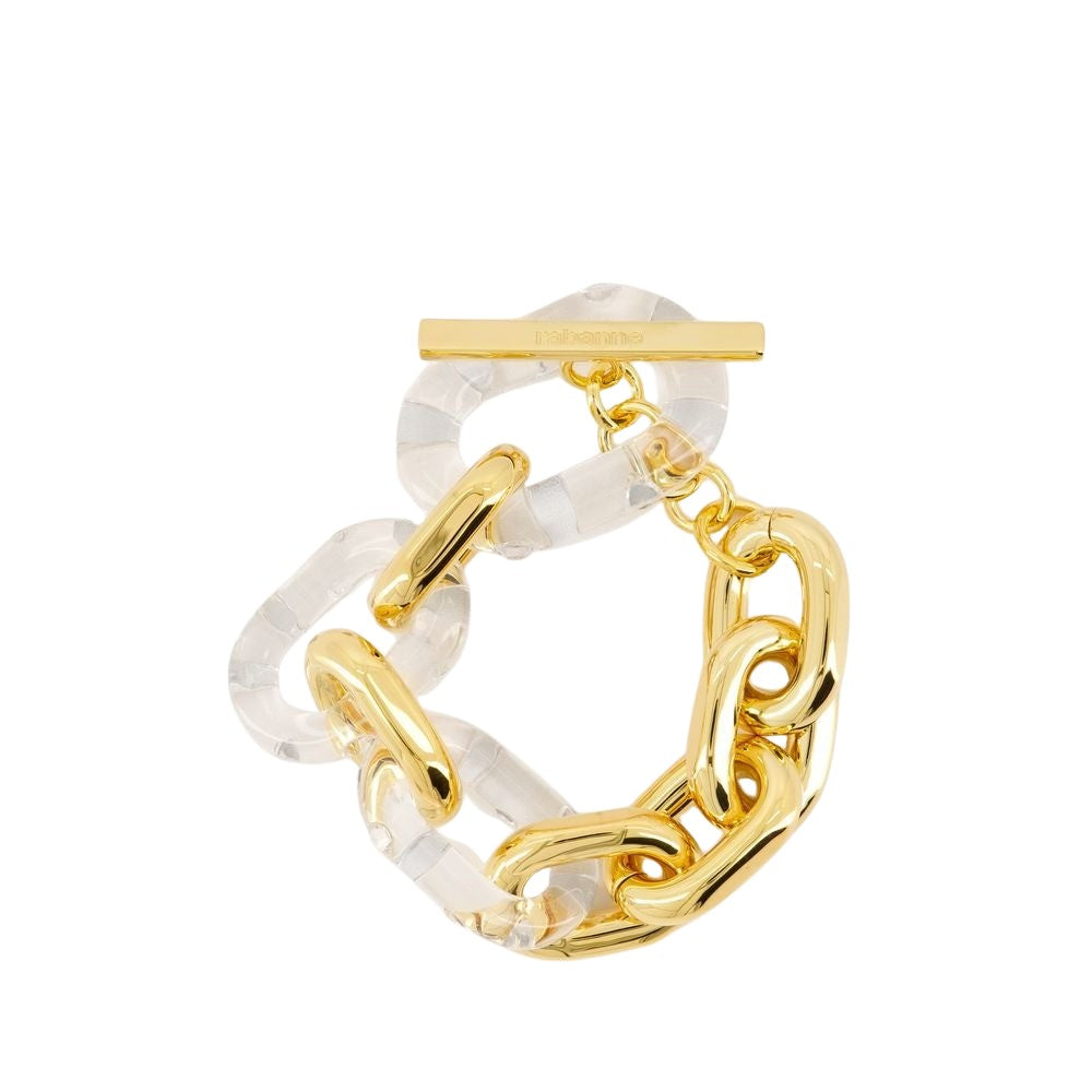 Rabanne Xl Link Bracelet - Aluminum - Gold
