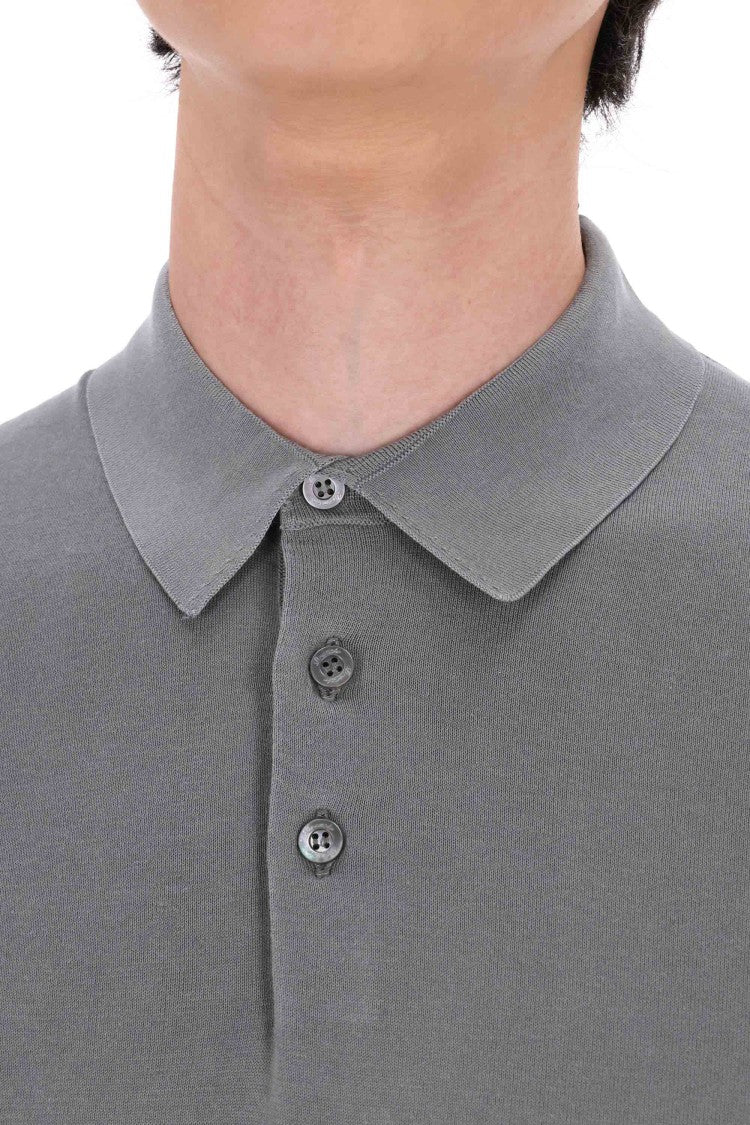 Drumohr Frosted Cotton Polo