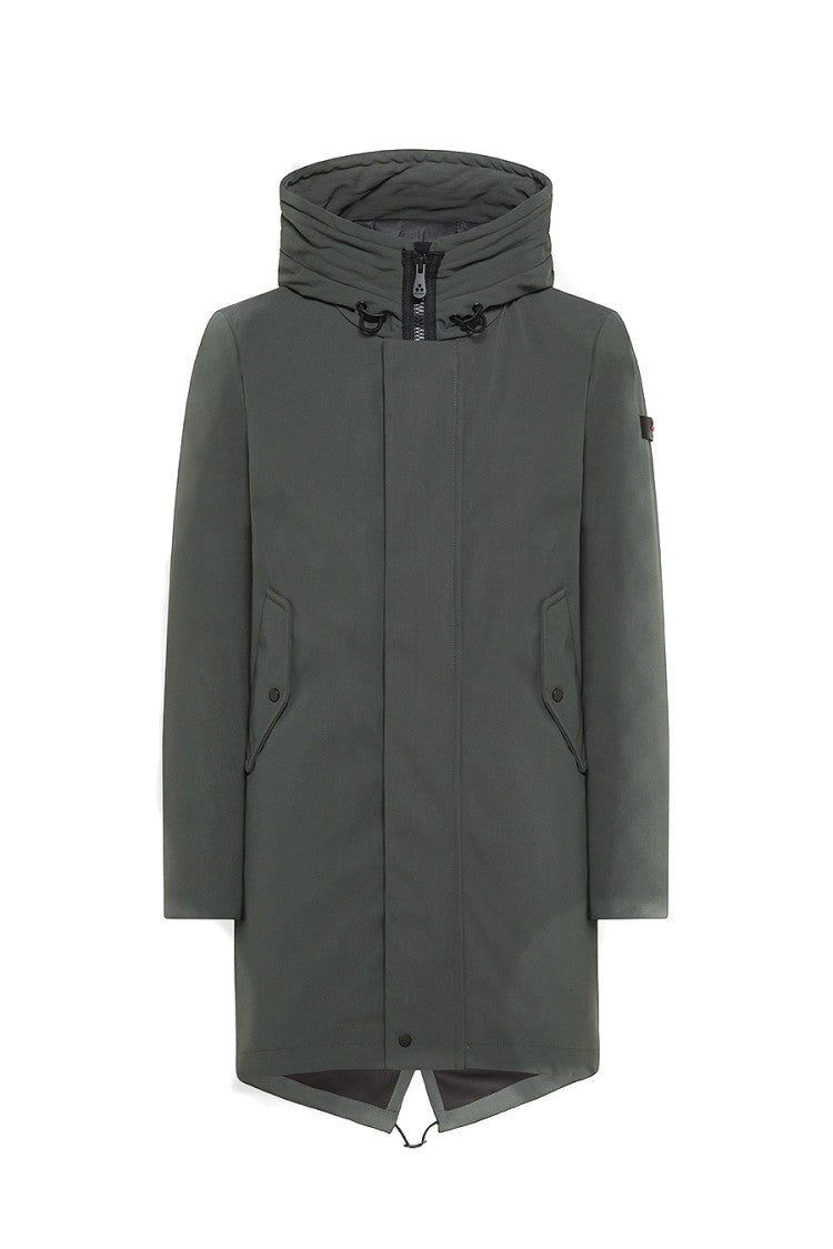 Peuterey Green Polyester Jacket With Hood