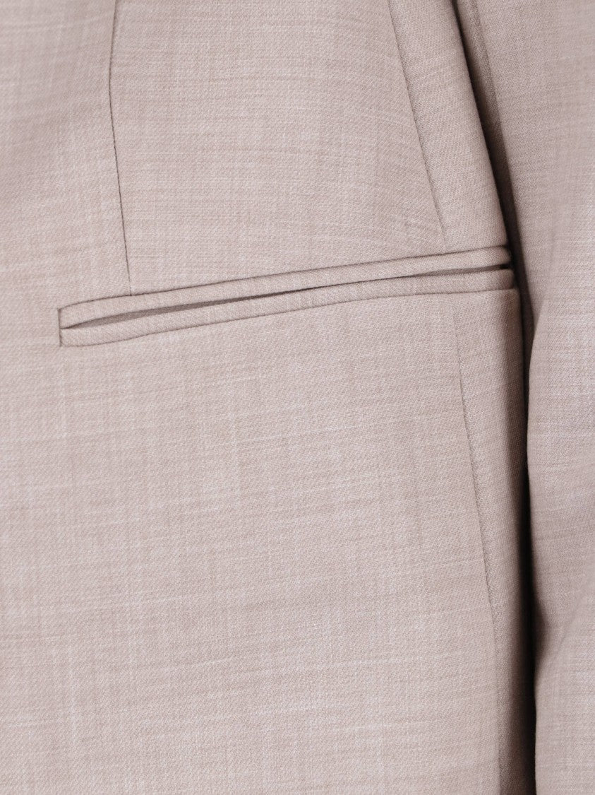 Calvin Klein Beige Single Breasted Classic Blazer