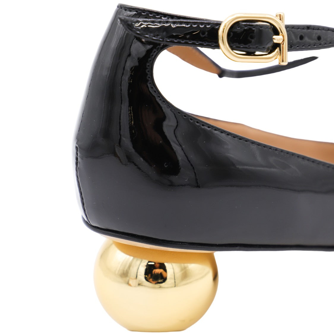 Ferragamo Pointed Toe T-Strap Flats