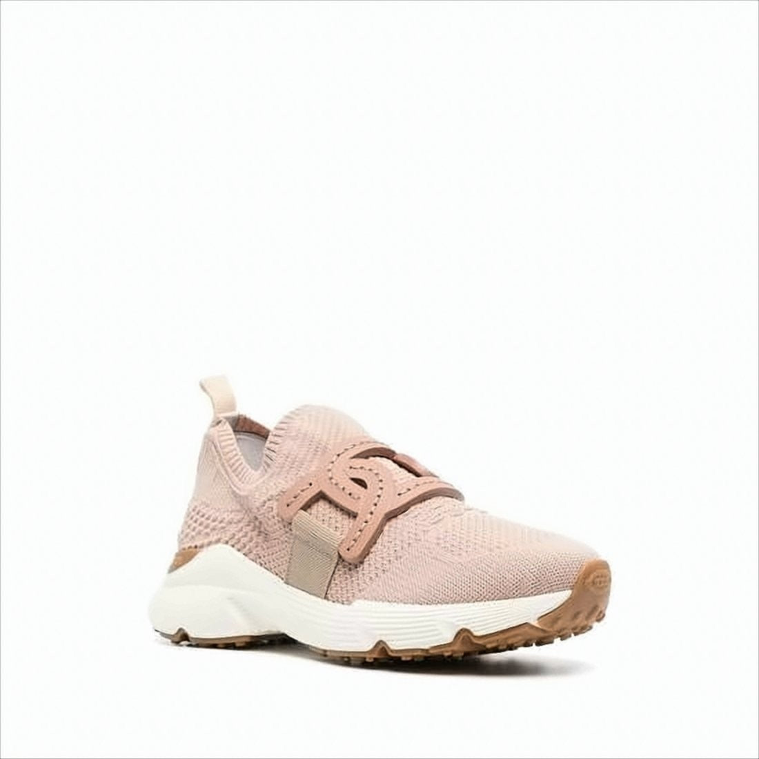 Tod's Knitted Fabric Sneakers With Sock-Like Fit And Strap Detail