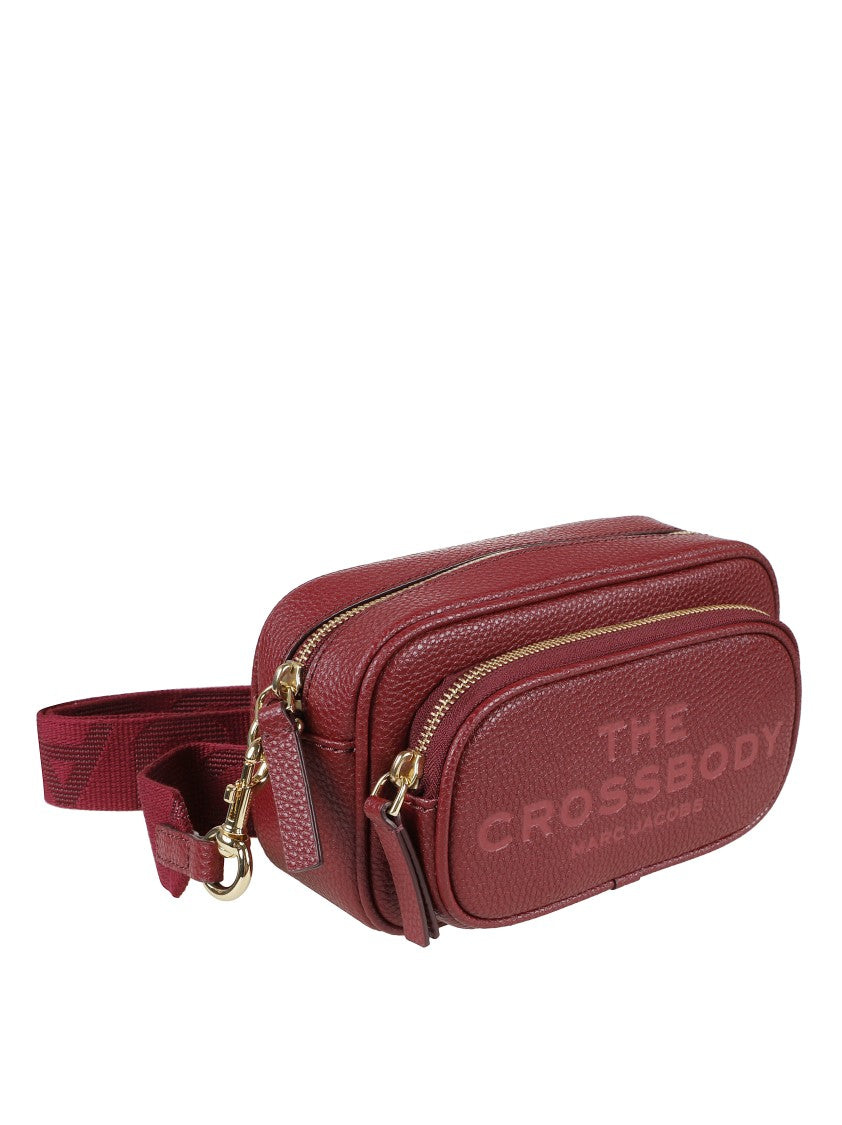 Marc Jacobs Textured Crossbody Bag With Double Zip Closure