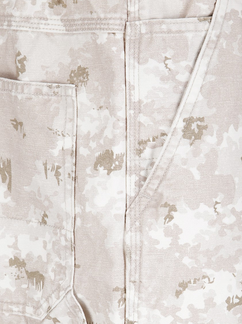 Gramicci Wide-Leg Work Pants With Adjustable Drawstring Belt