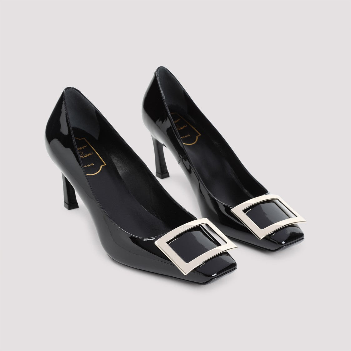Roger Vivier Black Calf Leather Pumps