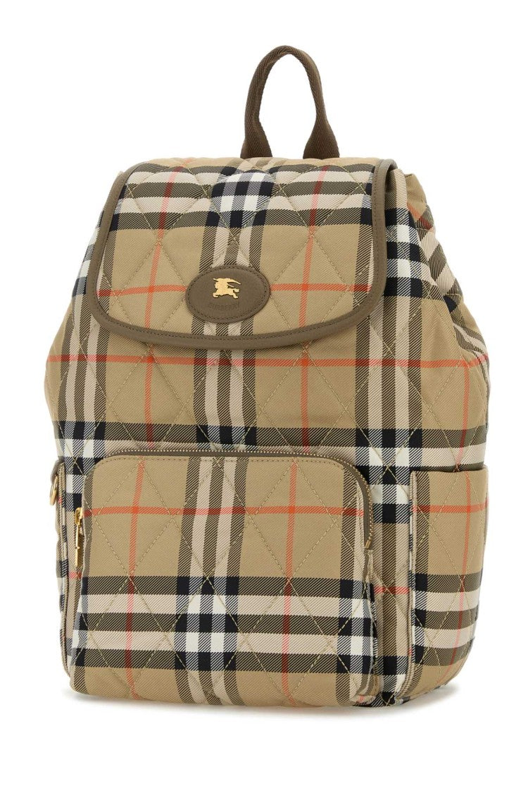 Burberry Embroidered Canvas Backpack
