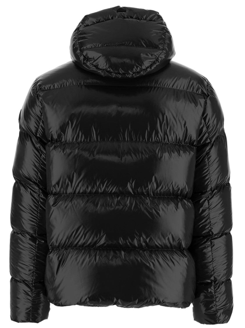 Herno Quilted Nylon Down Jacket With Adjustable Hood And Elasticated Hems