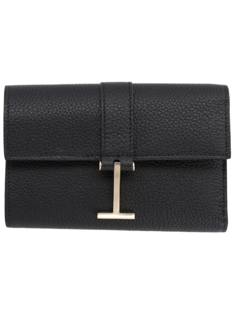 Tom Ford Textured Calf Leather Flap Wallet