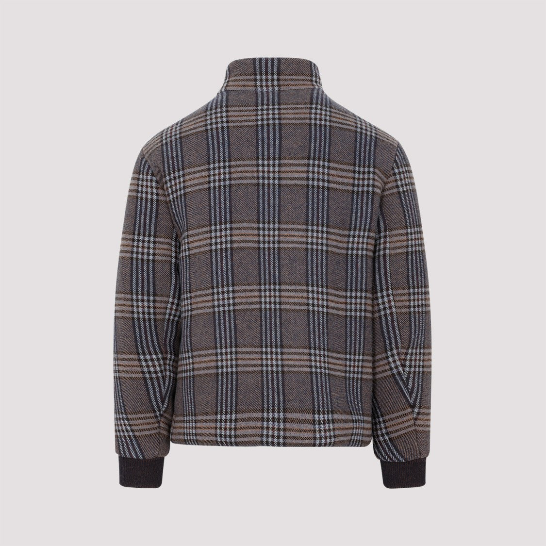 Etro Blue Virgin Wool Padded Jacket