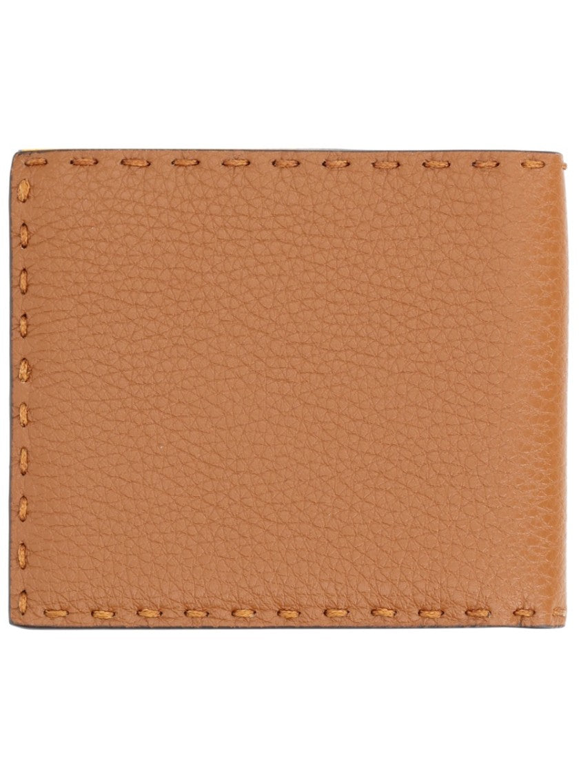 Fendi Selleria Textured Calf Leather Wallet