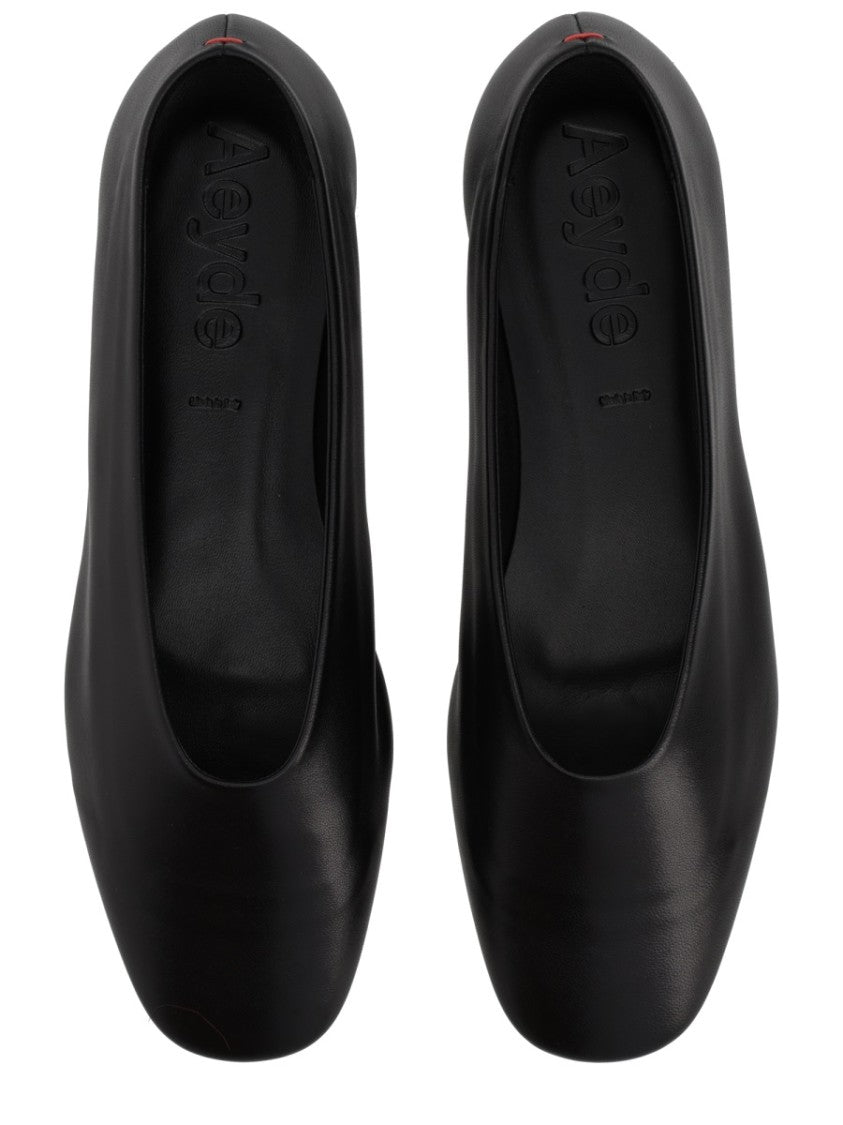 Aeydē Dancer Kirsten Pointed Toe Flat Leather Flats