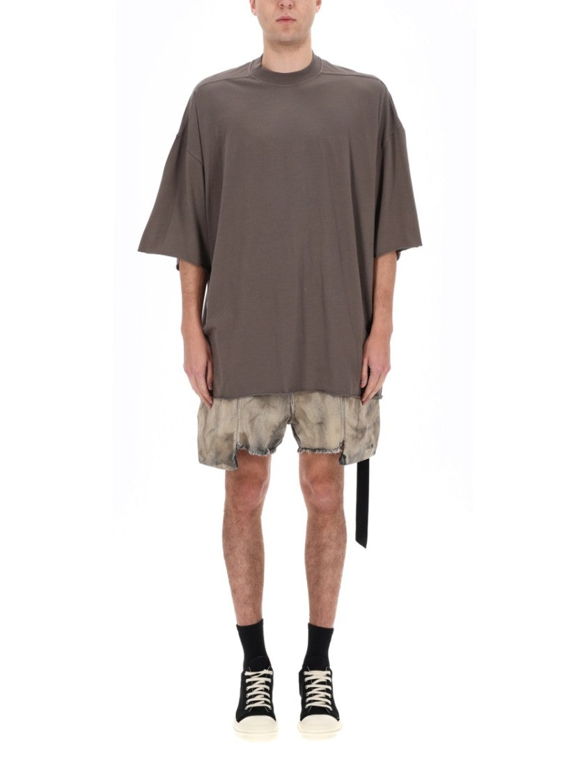 Drkshdw By Rick Owens Tommy T Muted Taupe Oversized T-Shirt