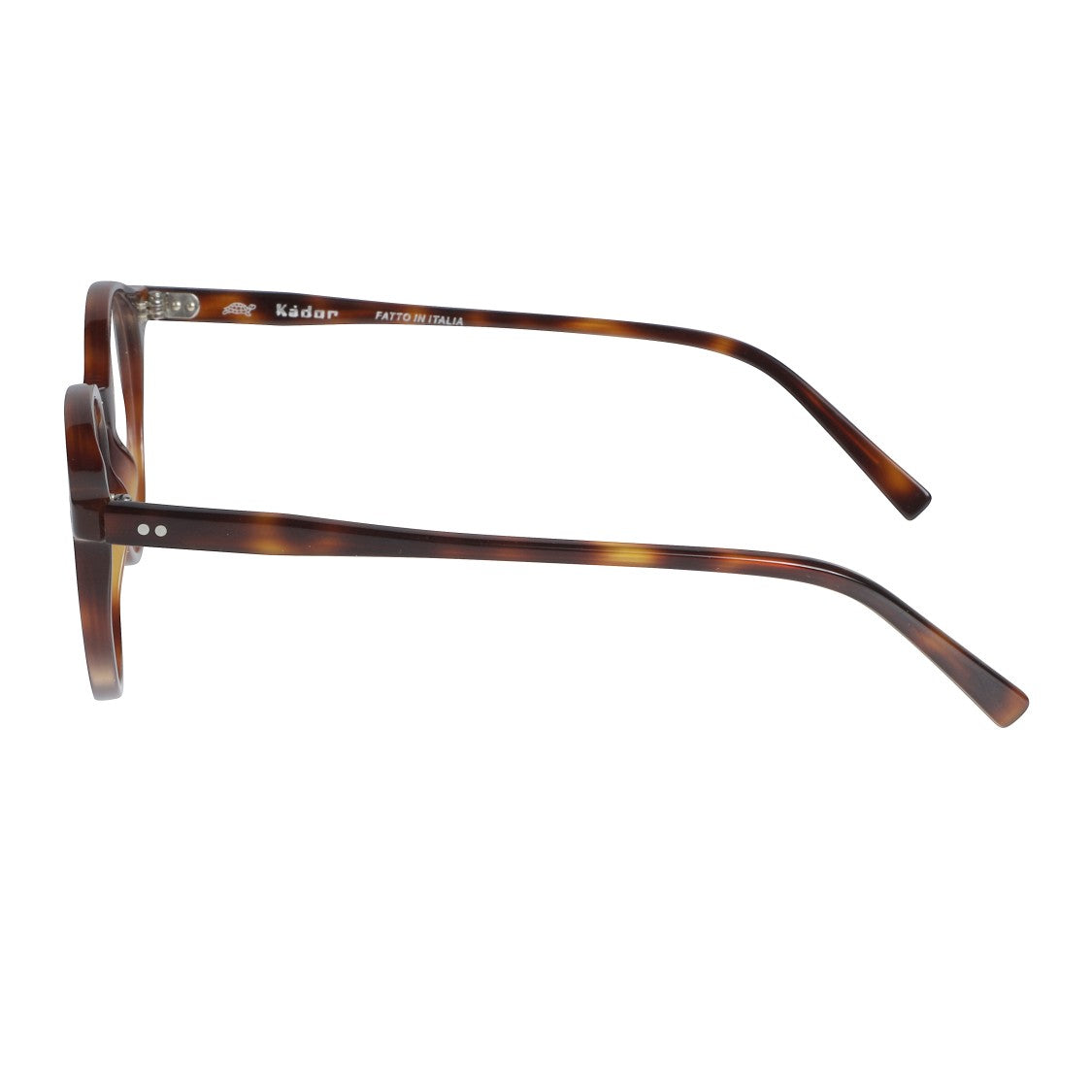 Kador Panto/N Round Tortoiseshell Eyeglasses With Keyhole Bridge
