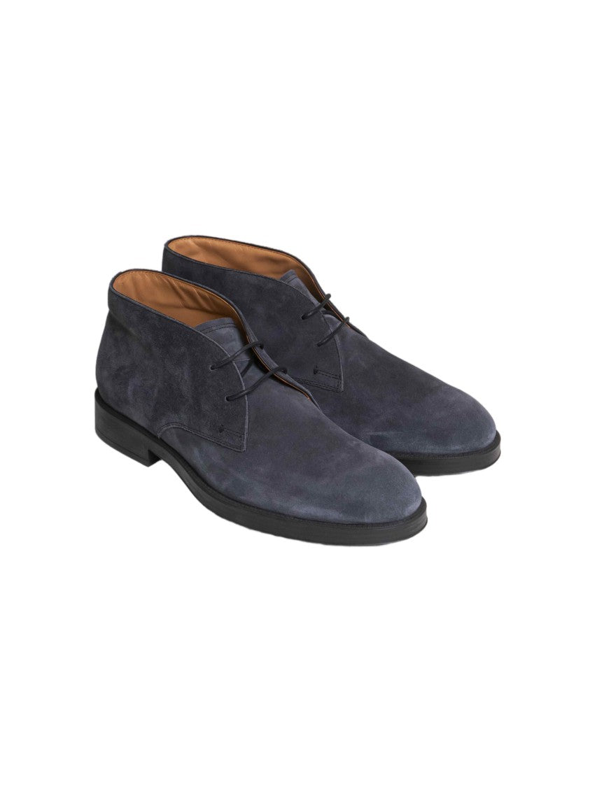 Tod's Men's Lace-Up Suede Ankle Boots