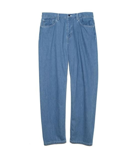 Nanamica Mid-Rise Straight-Leg Denim Pants With Classic Five-Pocket Design