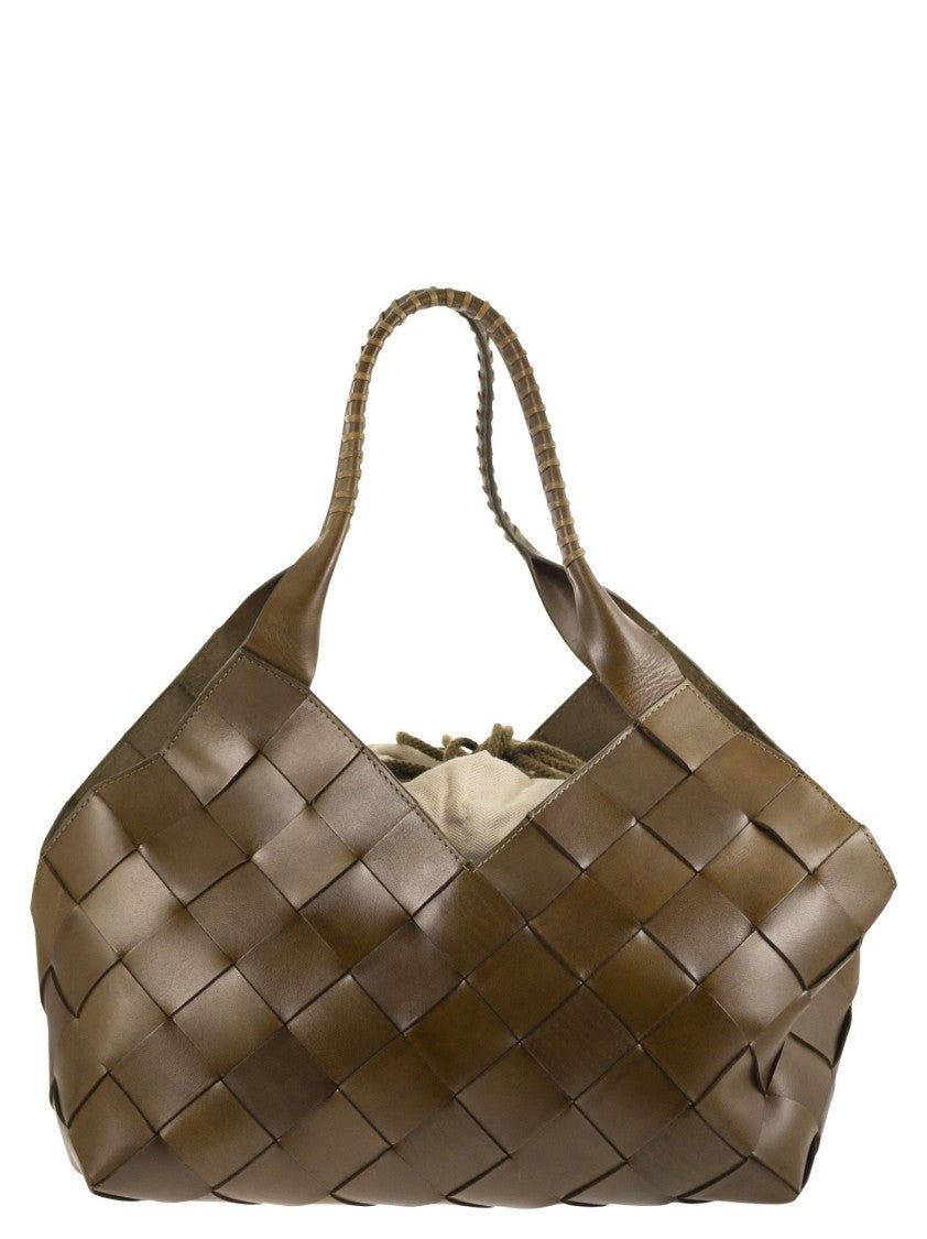 Dragon Castello - Braided Leather Bag