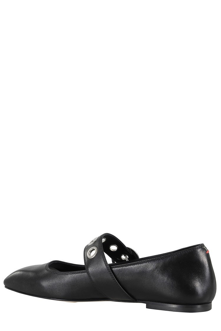 Aeydē Uma Eyelet Nappa Leather Black