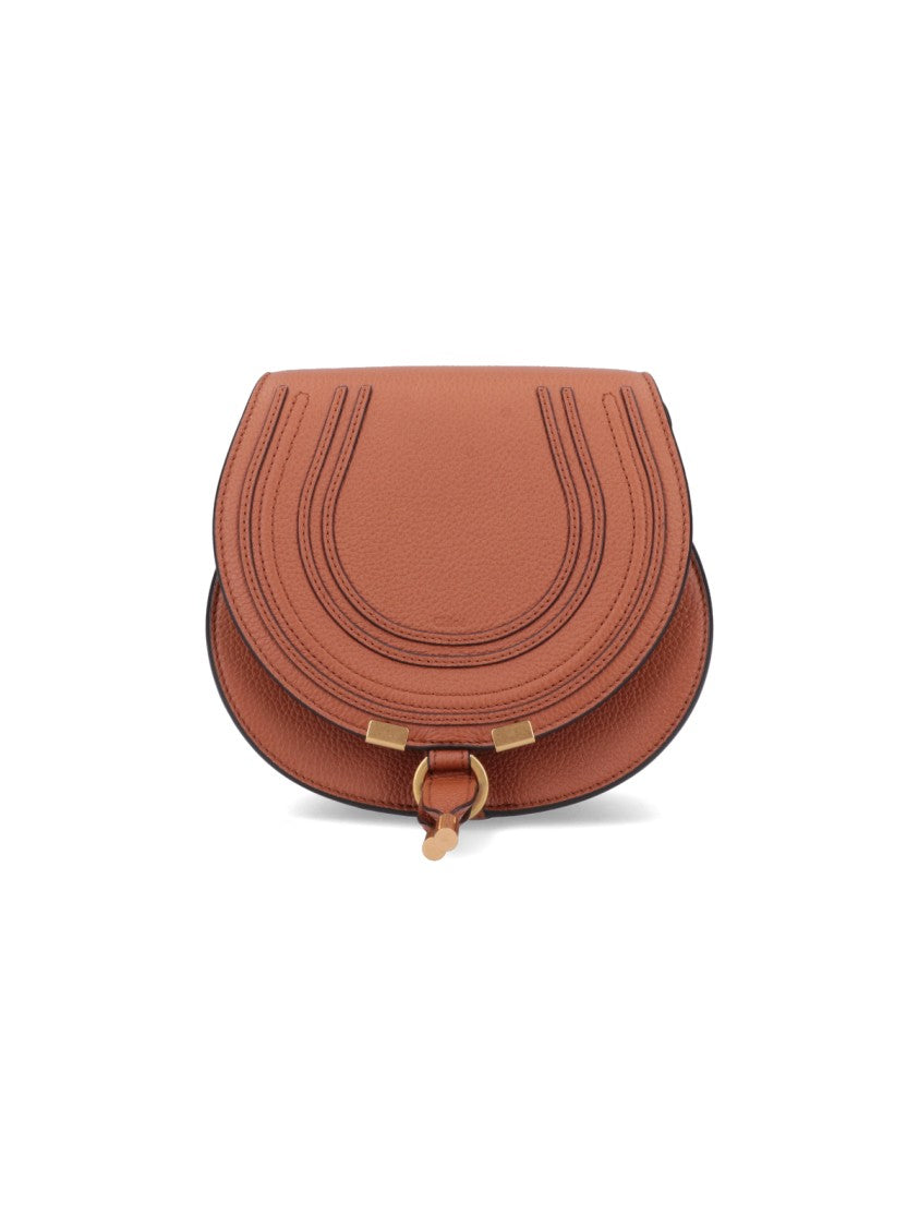 Chloé "Marcie" Small Shoulder Bag Brown