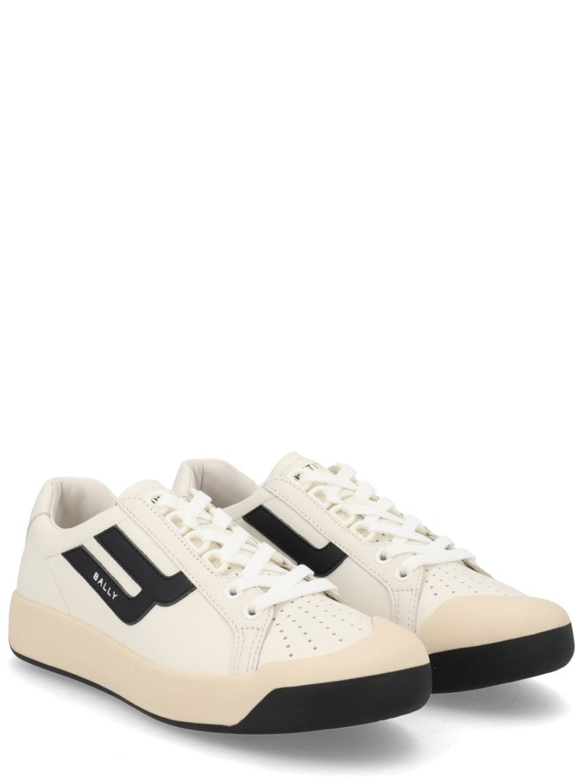 Bally Calf Leather Perforated Competition Sneakers