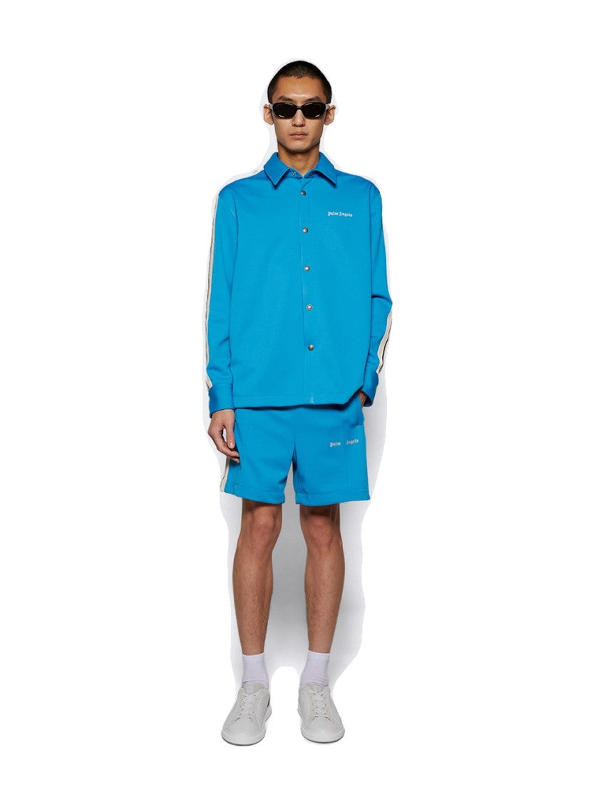 Palm Angels Classic Logo Track Shirt Light Blue