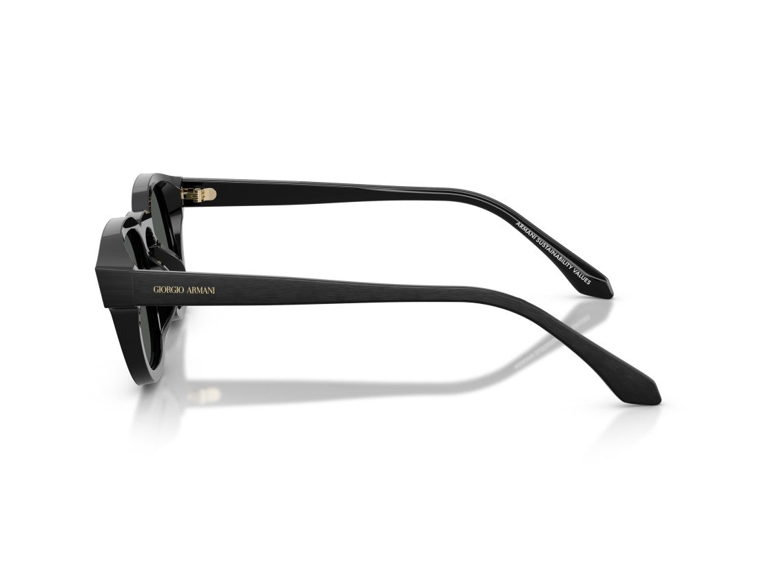 Giorgio Armani Black 0Ar8254u Matte Square Sunglasses