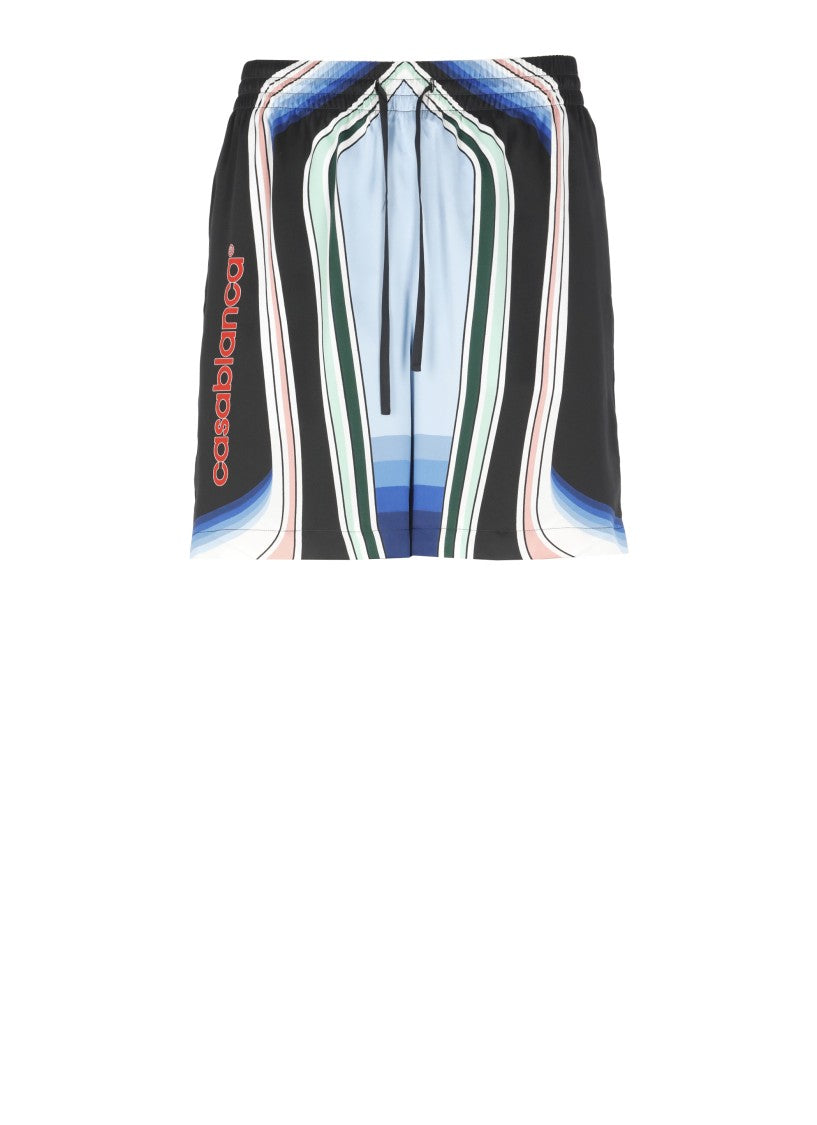 Casablanca Graphic Mountain Bermuda