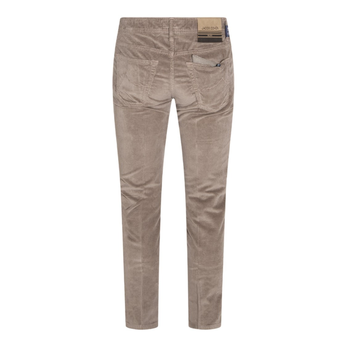 Jacob Cohen Slim-Fit Taupe Corduroy Trousers With Five-Pocket Design