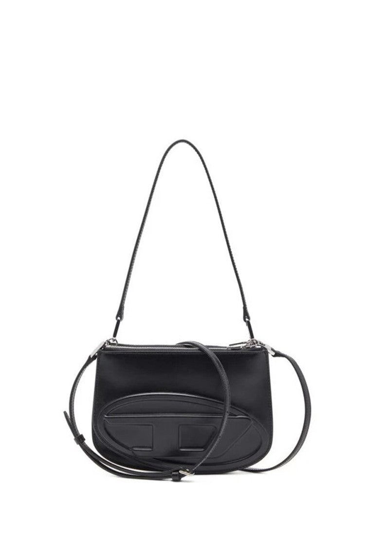 Diesel Black Leather Shoulder Bag