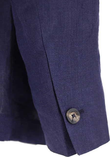 Emporio Armani Blue Single-Breasted Blazer