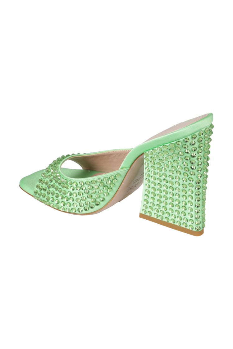Gedebe High-Heeled Sandal With Square Toe