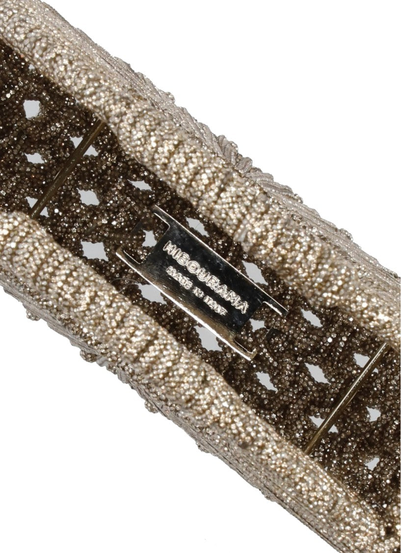 Hibourama Circular Crystal-Embellished Jaya Bag