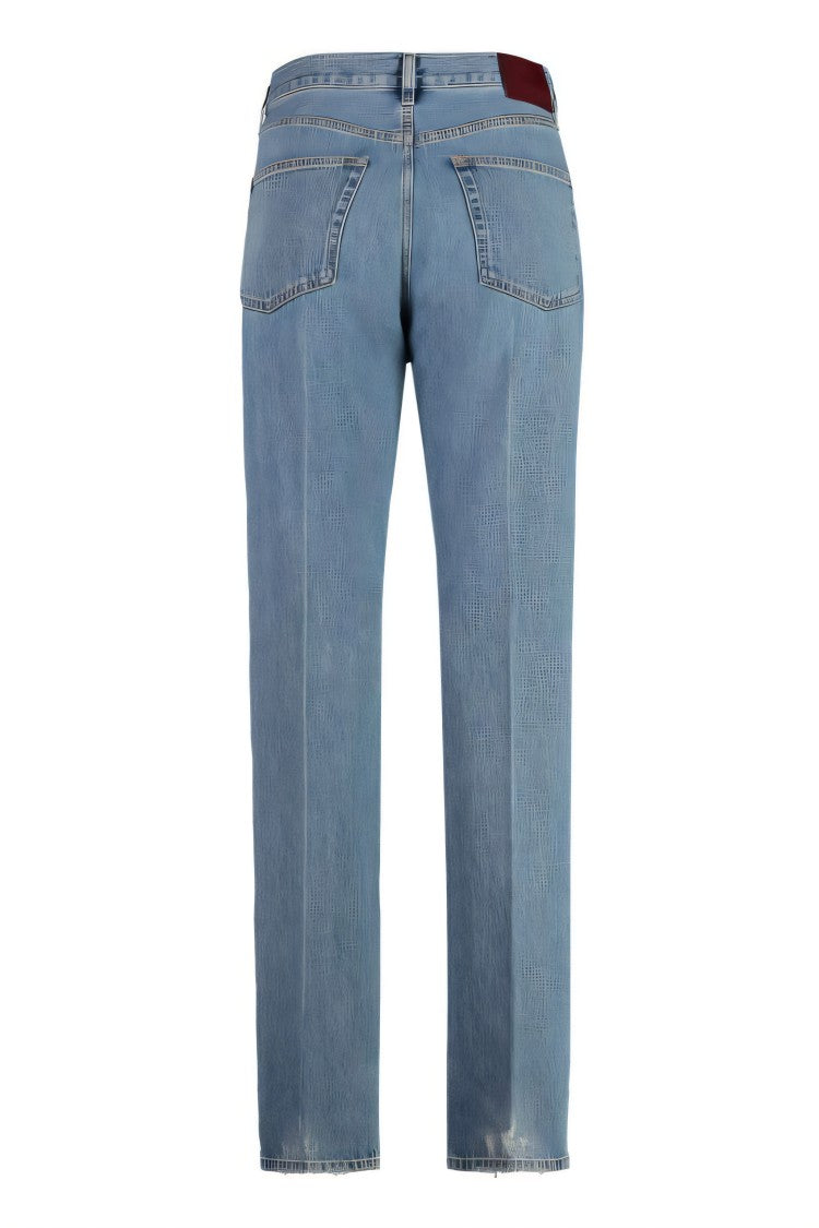 Gucci Classic High-Waisted Denim Pants