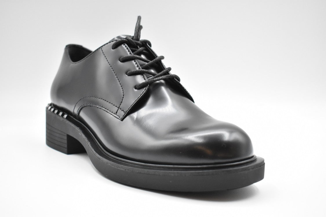 Ash Lace-Up Flat Shoes With Design And Fit