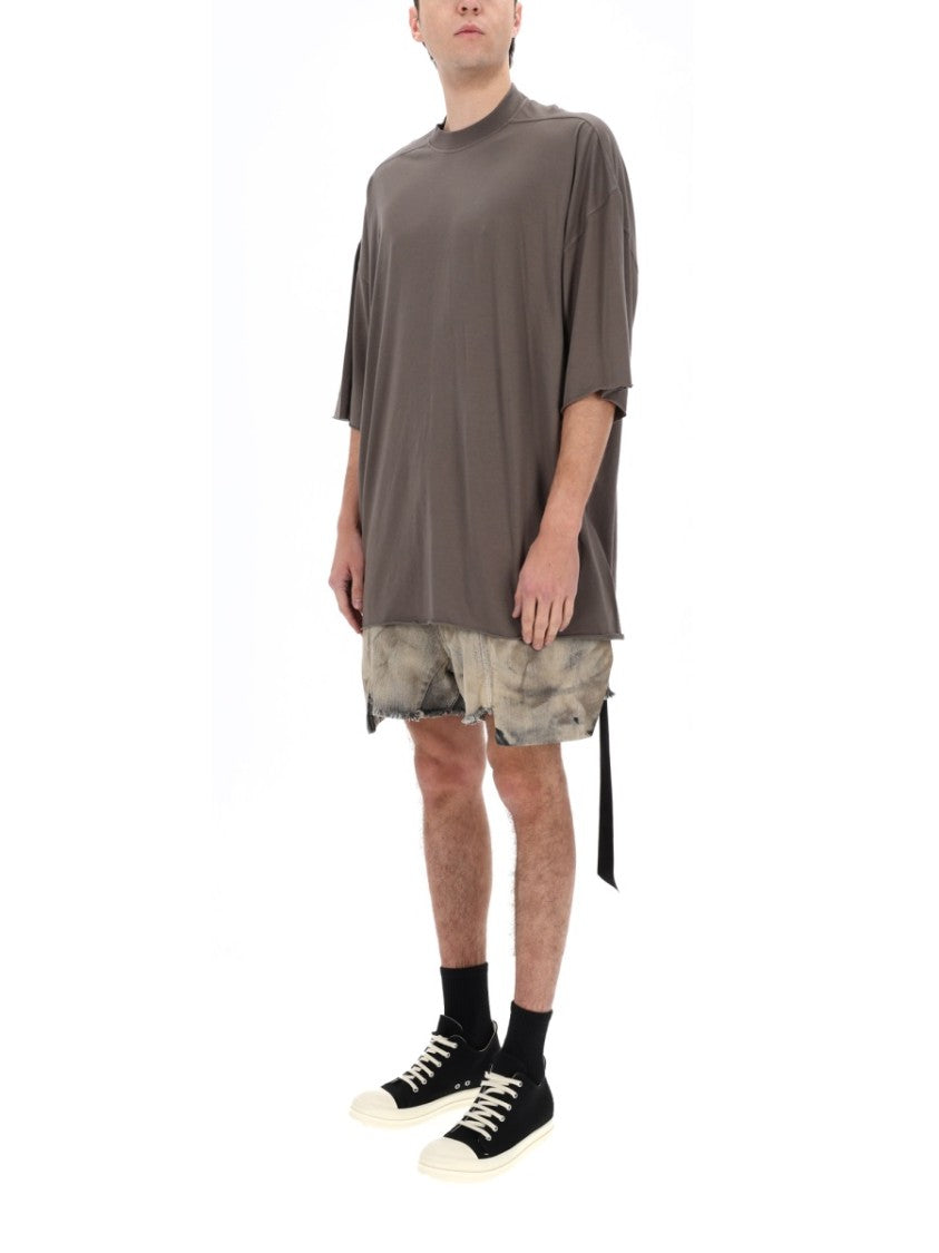 Drkshdw By Rick Owens Tommy T Muted Taupe Oversized T-Shirt